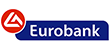 Λογότυπο Eurobank σε λευκό φόντο με εταιρικό δώρο.