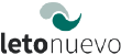 Το λογότυπο του leto nuevo, με προσαρμοσμένες εκτυπώσεις και διαφημιστικά αντικείμενα.