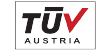 Το λογότυπο για την tuv austria με εκτύπωση και ως εται