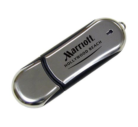 ChromeDriveMarriotta Μικρό μεταλλικό USB χρωμίου