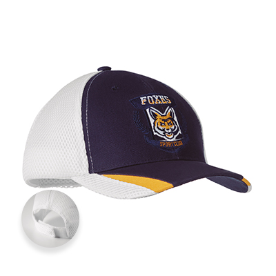 MH2312 Βαμβακερό με αθλητικό διχτυωτό καπάκι Customsize it, ιδανικό για εταιρικά δώρα και διαφημιστικούς σκοπούς.