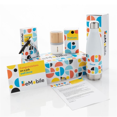 Picture1 Ένα Corporate Welcome Kit, μια συλλογή εταιρικών δώρων με εκτύπωση, που...