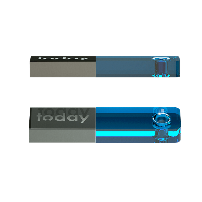 Screenshot_18 Μια μπλε και μωβ φλας Barracuda USB Customize it με τη λέξη σήμερα εκτυπωμέ.