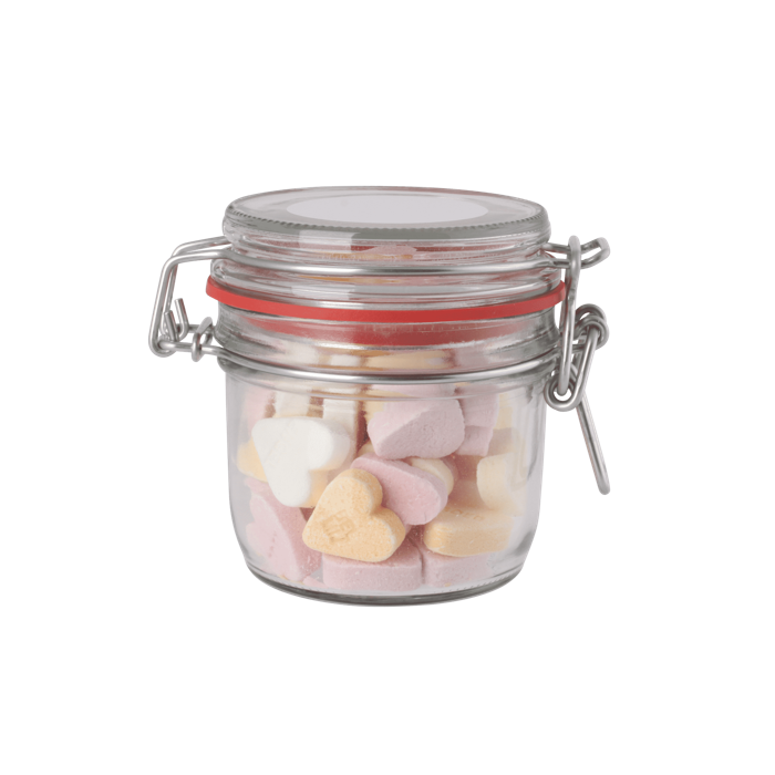 Screenshot_2 Ένα γυάλινο βάζο με Small Candy Jar μέσα, ιδανικό για εται.