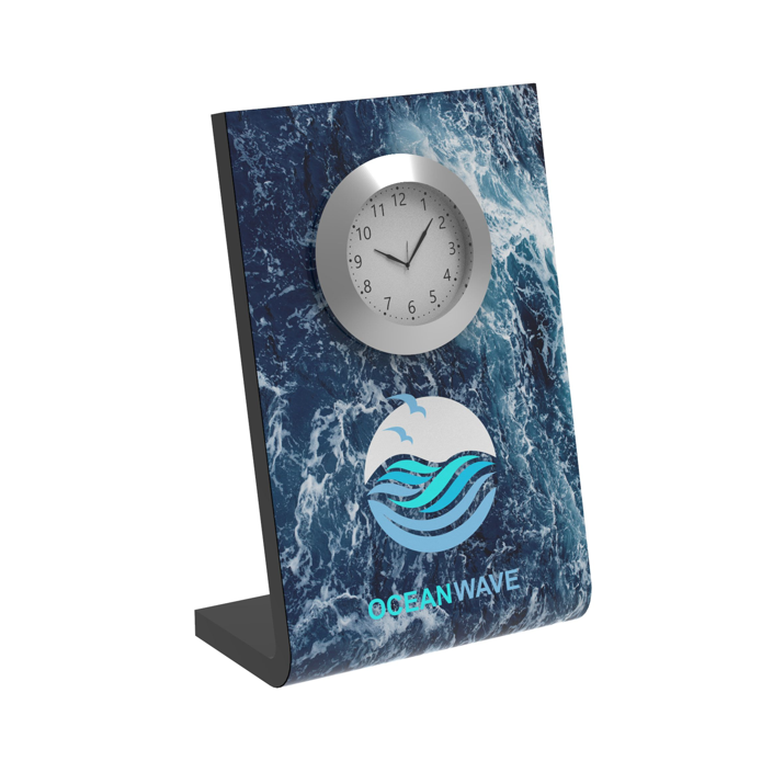 Screenshot_4 Ένα Horae Desk Clock 100 x 150 mm Μαύρο με εκτύπωση σε κύματα.