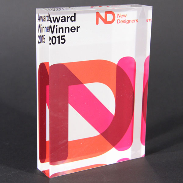 Plexiglass βραβείο Plexiglass βραβείο