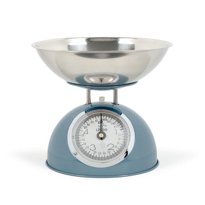 Screenshot_194 Μια μπλε κουζινούλα Ζυγαριά κουζίνας σε ένα λευκό φόν.